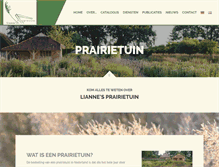 Tablet Screenshot of prairietuin.nl